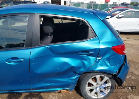 2012 Mazda Mazda2 Touring из США, поврежденный, VIN JM1DE1LZ4C0135800